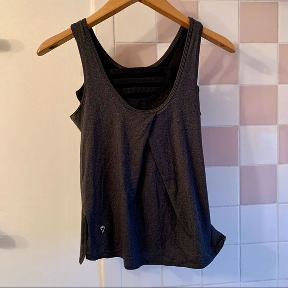 Ivivva by Lululemon Gray Tank with built in sports bra & Sports bra Bundle - Picture 3 of 6
